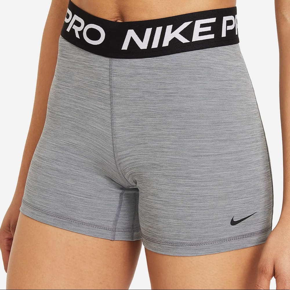 Gray Nike Pro Shorts